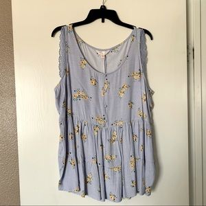 Lauren Conrad sleeveless summer top